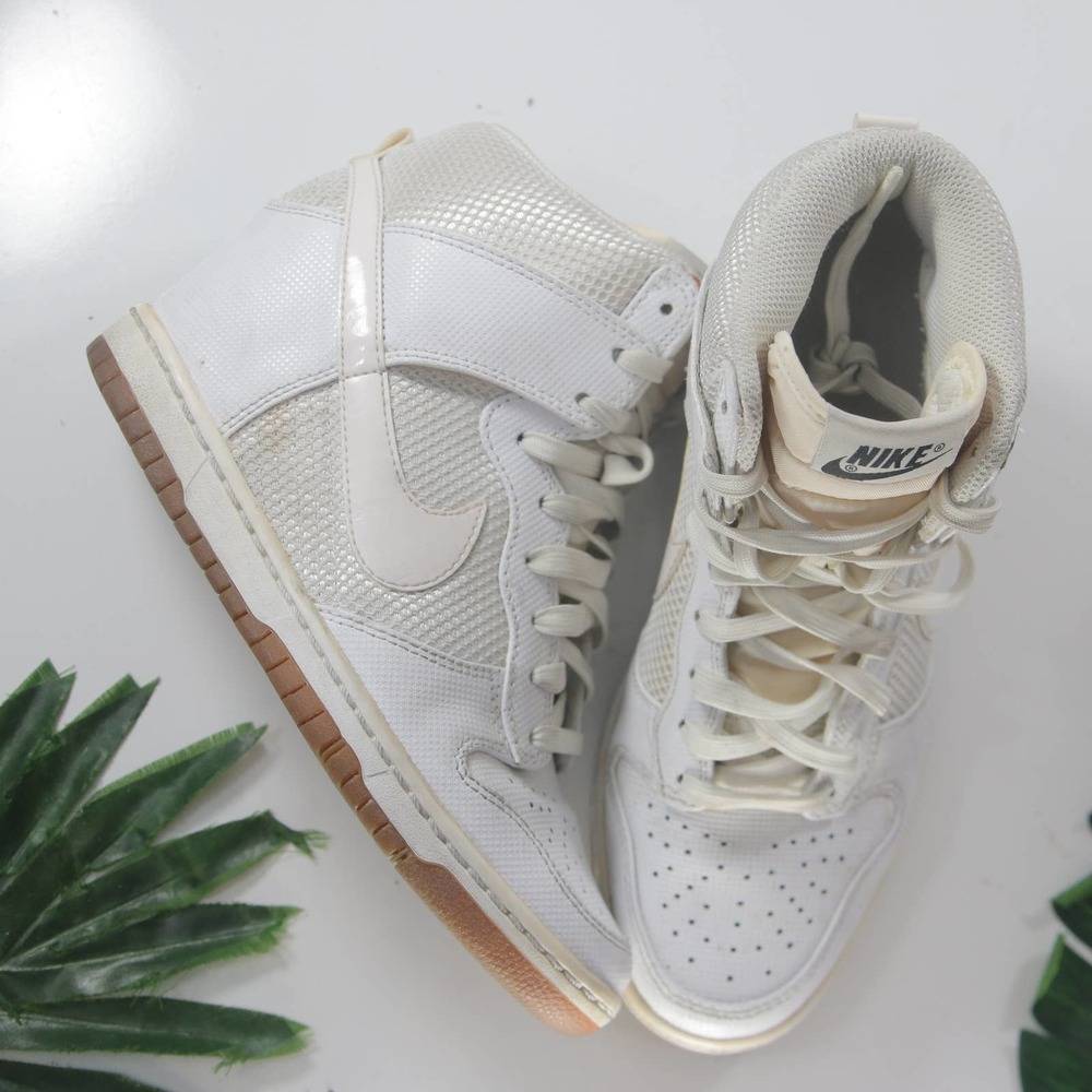 Nike Dunk High Sky Wedge White Women's Sneakers 003127 sz 6.5 Womens/5 Youth